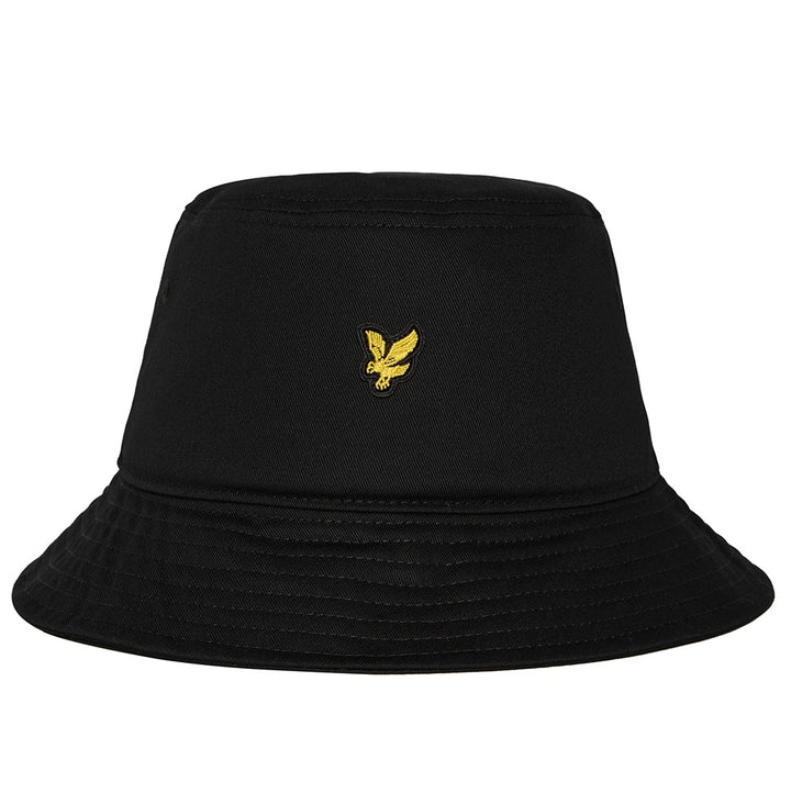 Black Cotton Bucket Hat - Lyle & Scott