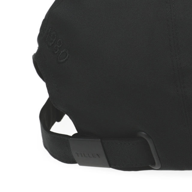 Tilley Tech Travel Baseball Cap in Black