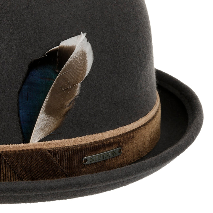 Stetson Hallett Player Wool Hat Grey