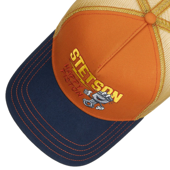 Stetson Piston Baseball Trucker Cap Adjustable Snapback