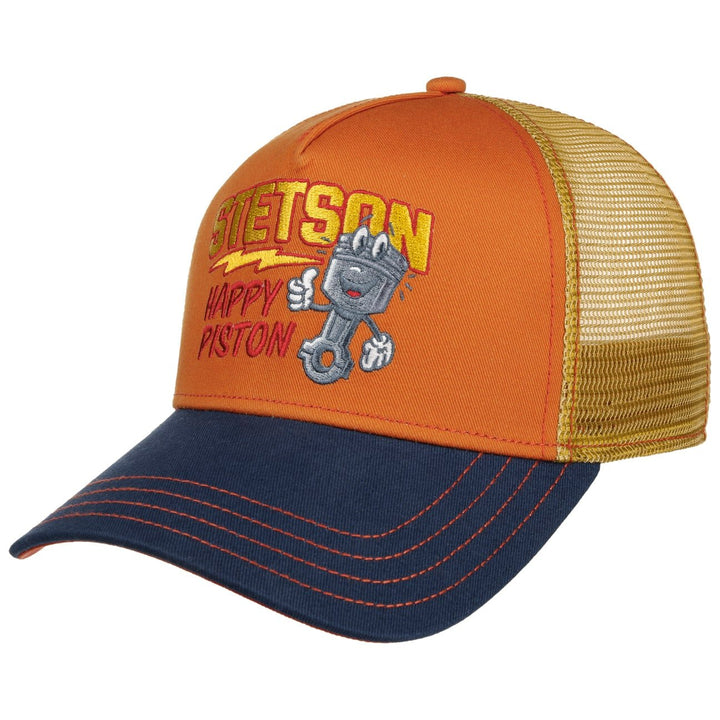 Stetson Piston Baseball Trucker Cap Adjustable Snapback