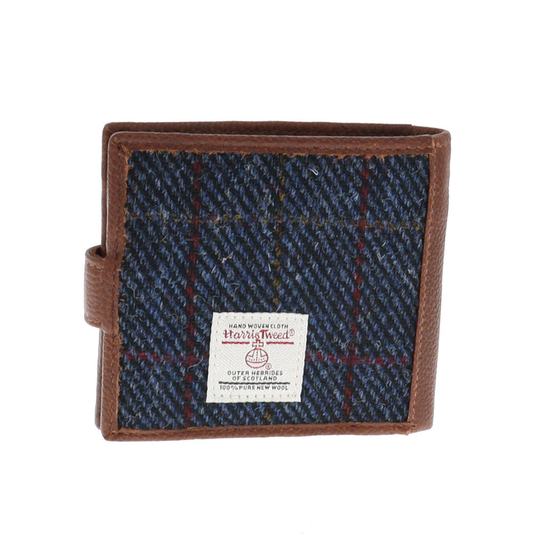Leather & Harris Tweed Wallet (Tan)