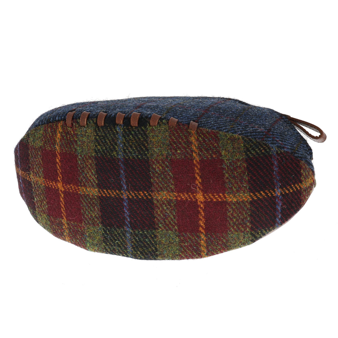 Leather & Harris Tweed Rugby Washbag