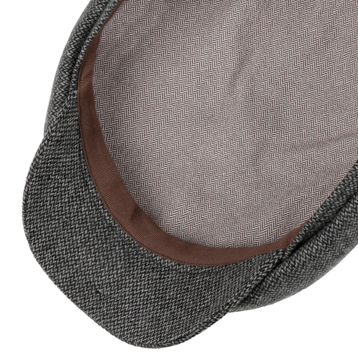 Stetson Hatteras Harridge Wool Cap Grey/Black