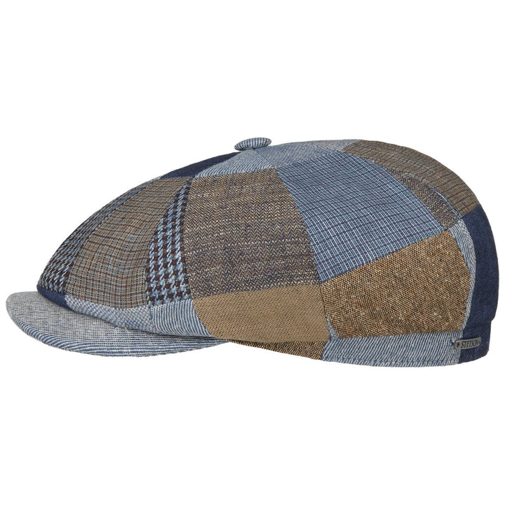 Stetson Laughlin Patchwork Hatteras Bakerboy Cap