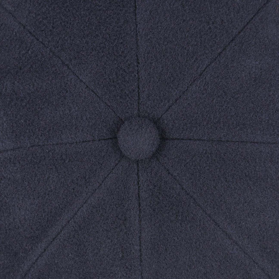 Stetson Wool Hatteras Bakerboy Cap Navy Blue