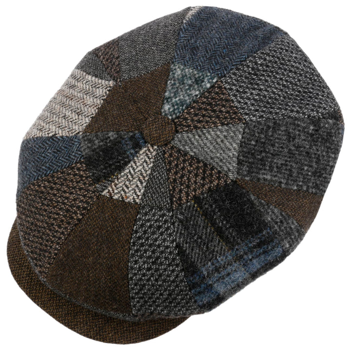 Stetson Viscott Patchwork Hatteras Bakerboy Cap