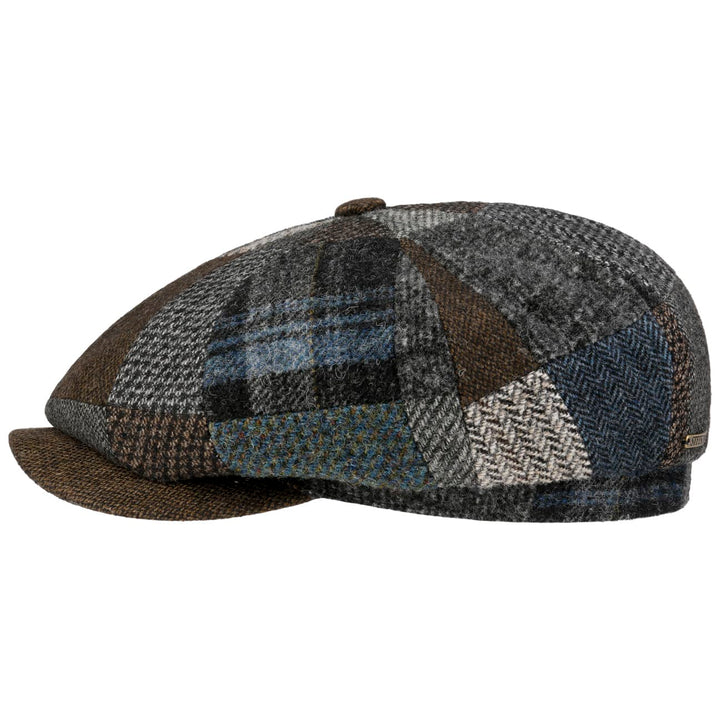 Stetson Viscott Patchwork Hatteras Bakerboy Cap