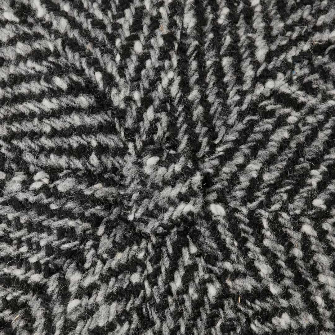 Stetson Hatteras Wool Bakerboy Cap Black/Grey