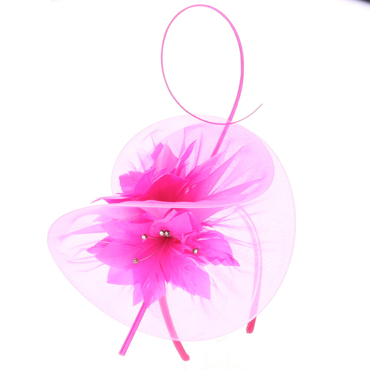 Fuchsia Small Headband Fascinator (1432)
