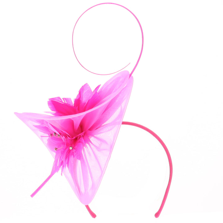 Fuchsia Small Headband Fascinator (1432)