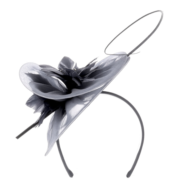 Black Small Headband Fascinator (1432)
