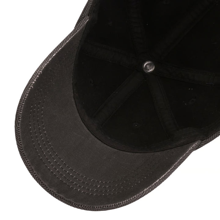 Stetson Herringbone Baseball Cap Grey