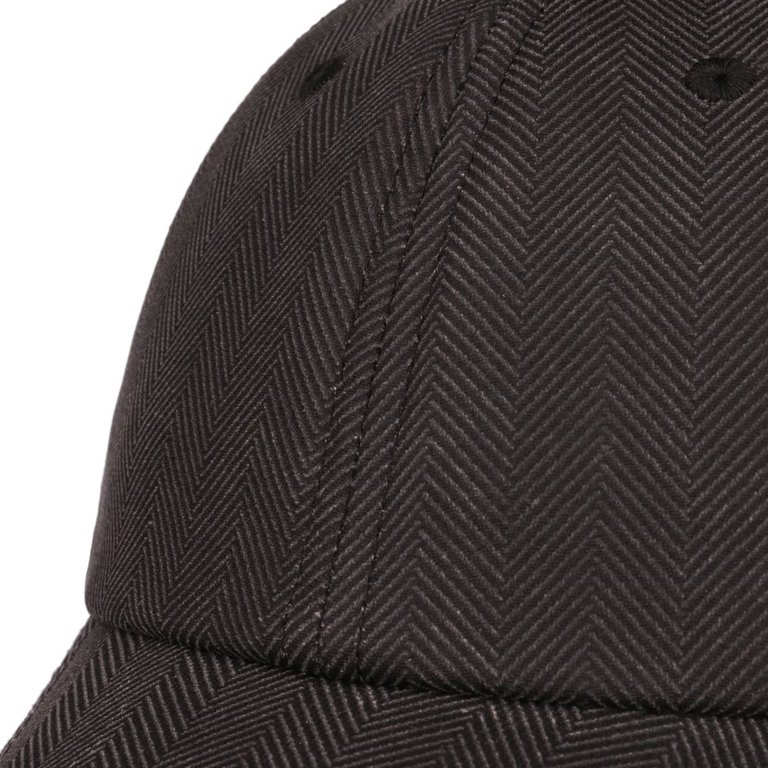 Stetson Herringbone Baseball Cap Grey