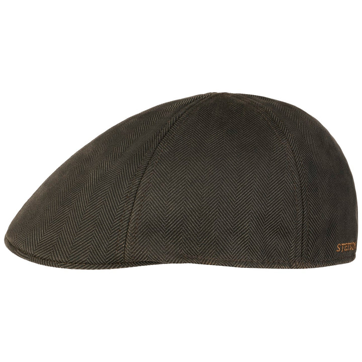 Stetson Herringbone Duck Flat Cap