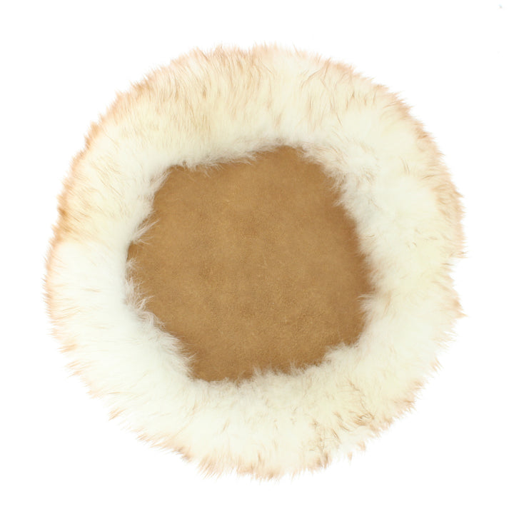 Women's Luxury Sheepskin Super Soft Cossack Hat in Tan