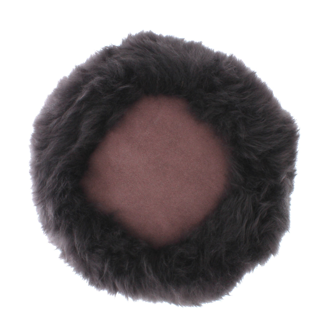 Ladies Luxury Sheepskin Super Soft Cossack Hat in Truffle