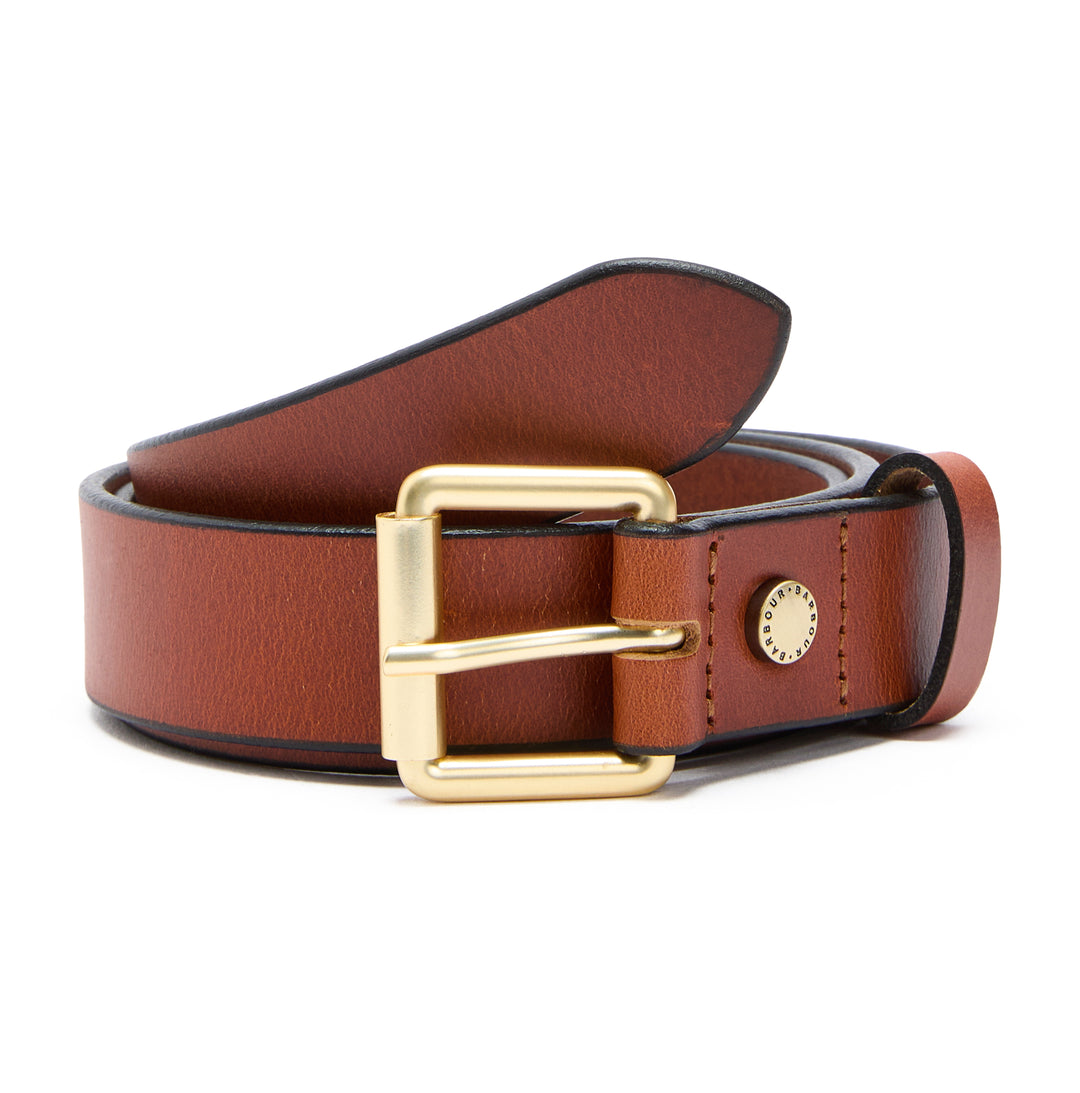 Ladies Barbour Brown Maia Leather Belt