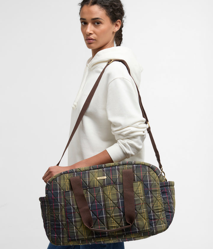 Barbour Wetherham Quilted Overnight Holdall Bag