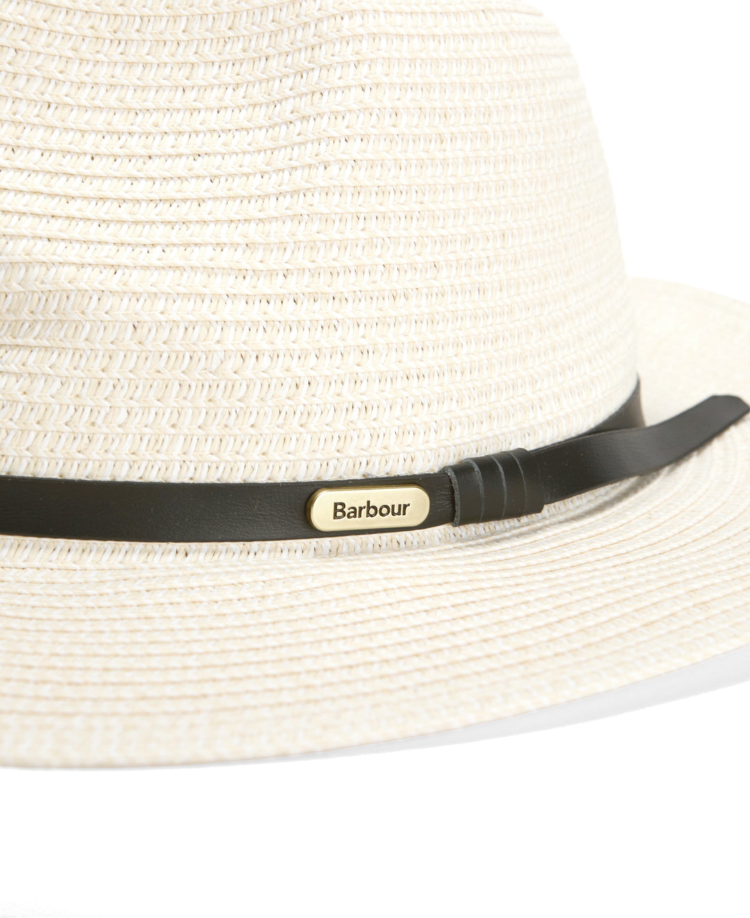 Barbour Women's Evelyn Braid Summer Fedora Hat in Ecru