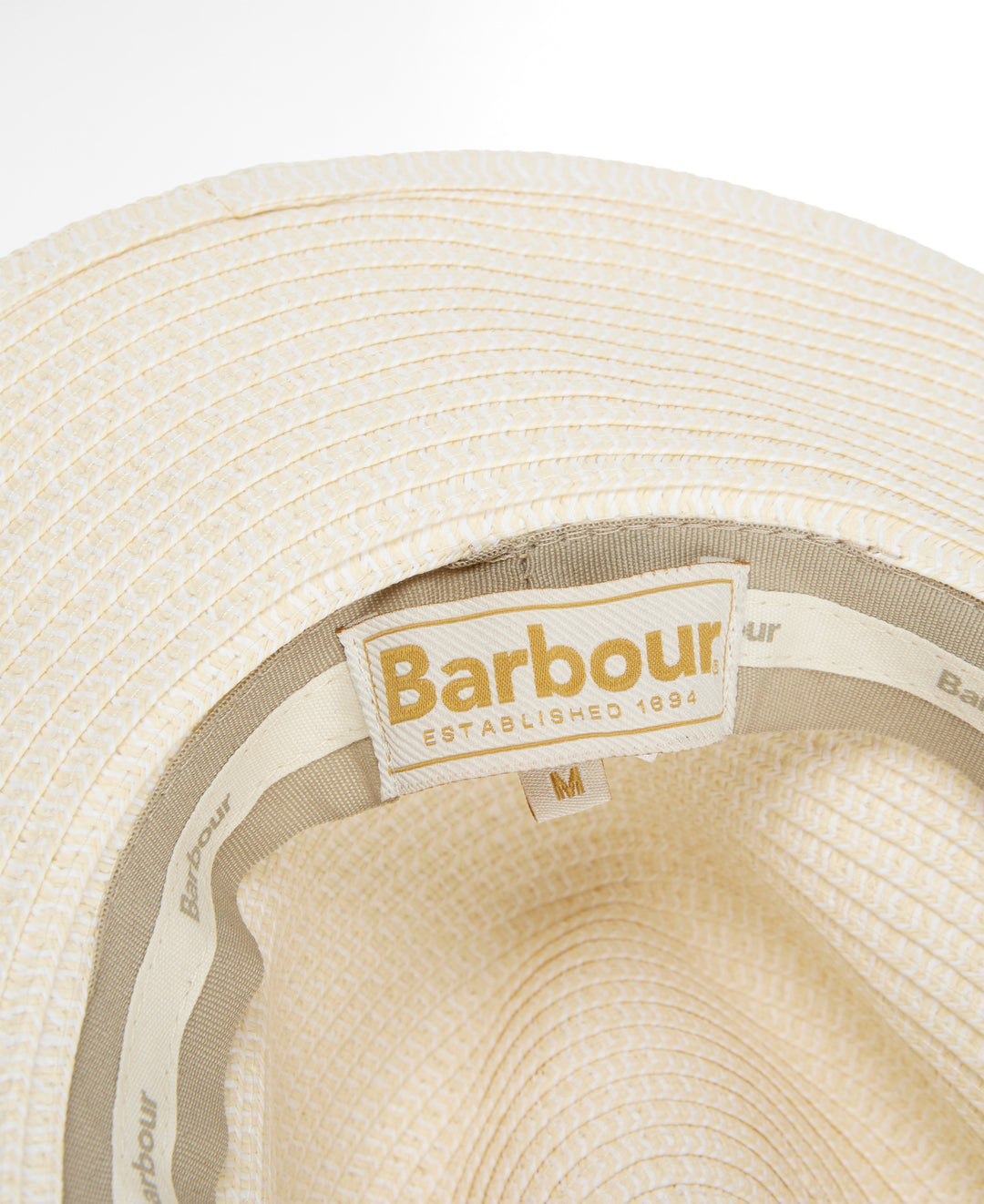 Barbour Women's Evelyn Braid Summer Fedora Hat in Ecru