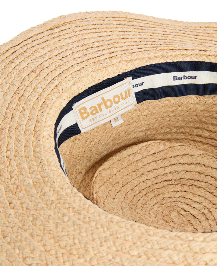 Barbour Women's Lily Summer Straw Boater Hat