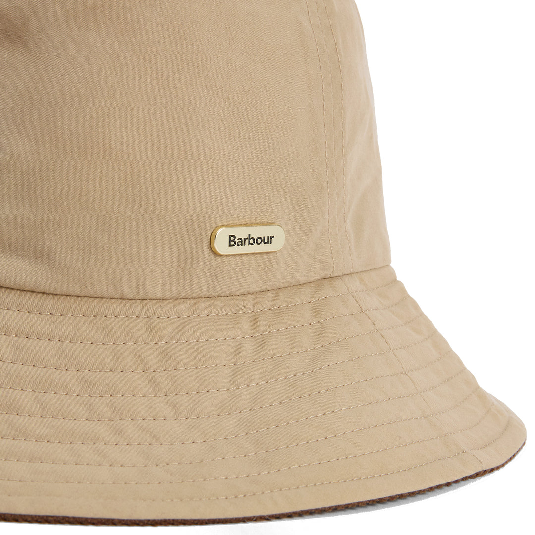 Barbour Women's Asker Showerproof Bucket Hat – Beige