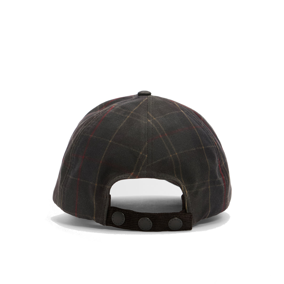 Barbour Women's Arlene Waxed Baseball Cap in Classic Tartan