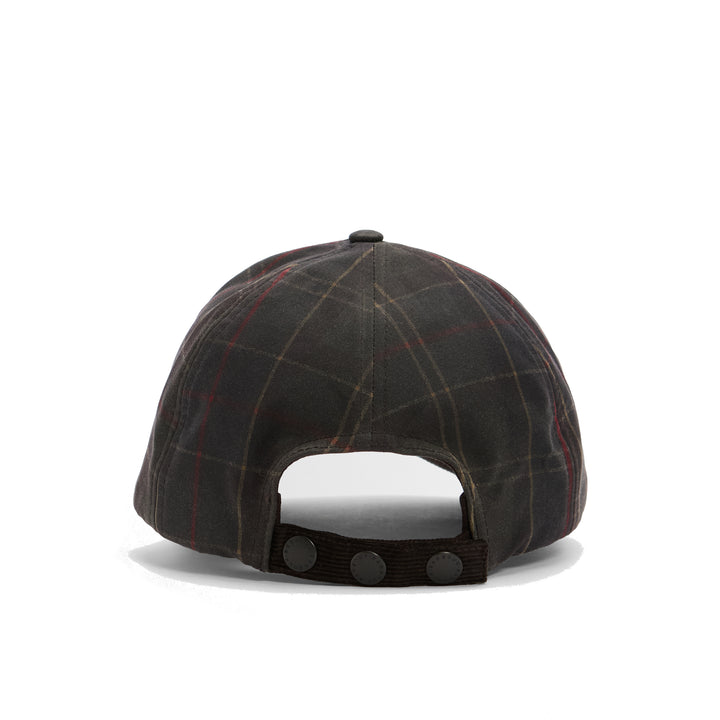 Barbour Women's Arlene Waxed Baseball Cap in Classic Tartan