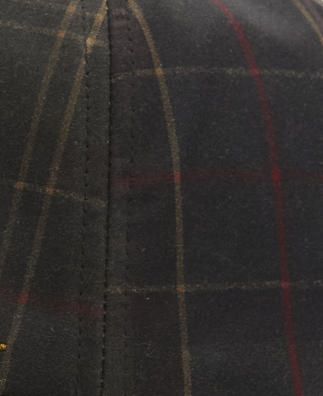 Barbour Women's Arlene Waxed Baseball Cap in Classic Tartan