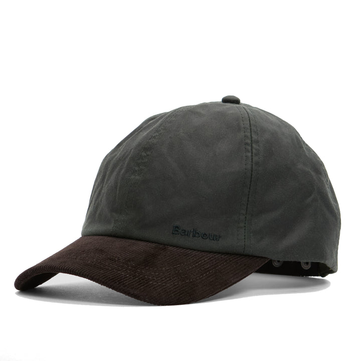 Barbour Women's Beadnell Waxed Baseball Cap in Sage