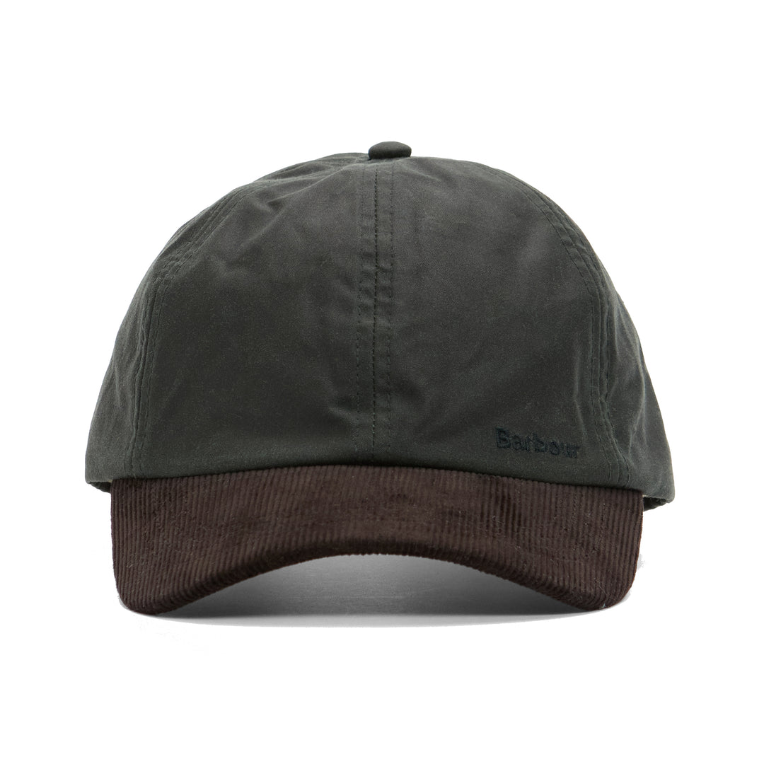 Barbour Women's Beadnell Waxed Baseball Cap in Sage