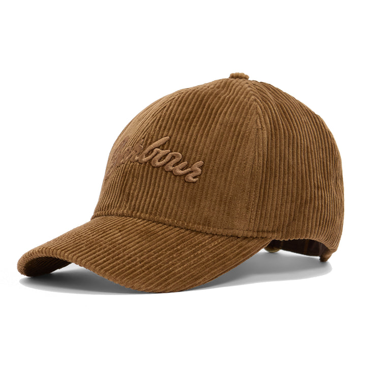 Barbour Women's Ivybridge Corduroy Baseball Cap in Fawn