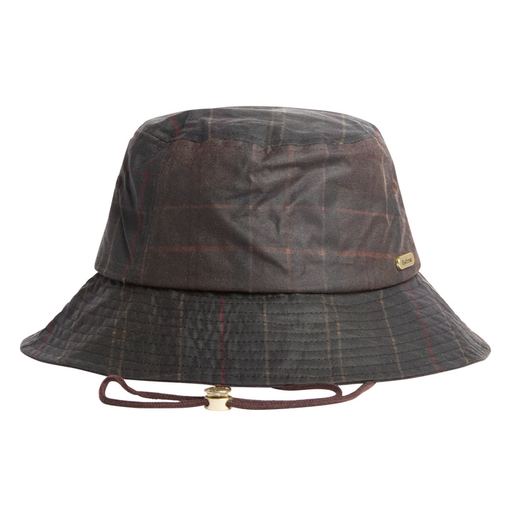 Barbour Women's Hazelwood Waxed Cotton Bucket Hat In Tartan