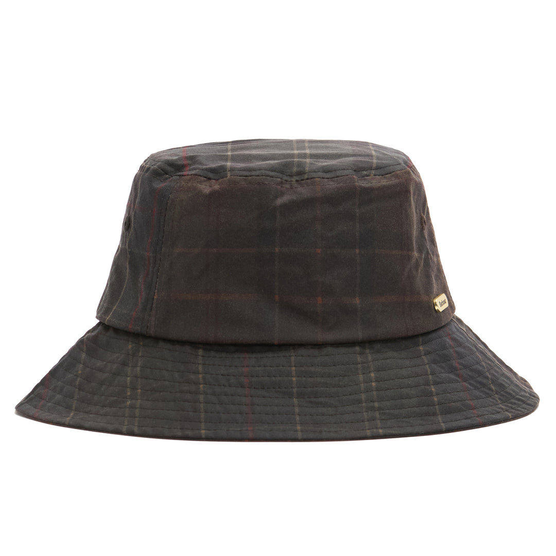 Barbour Women's Hazelwood Waxed Cotton Bucket Hat In Tartan
