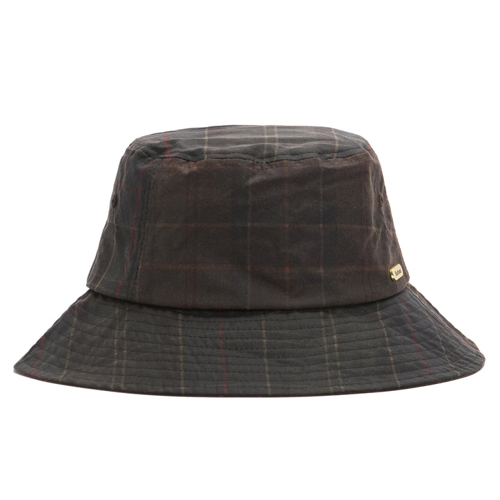 Barbour Women's Hazelwood Waxed Cotton Bucket Hat In Tartan