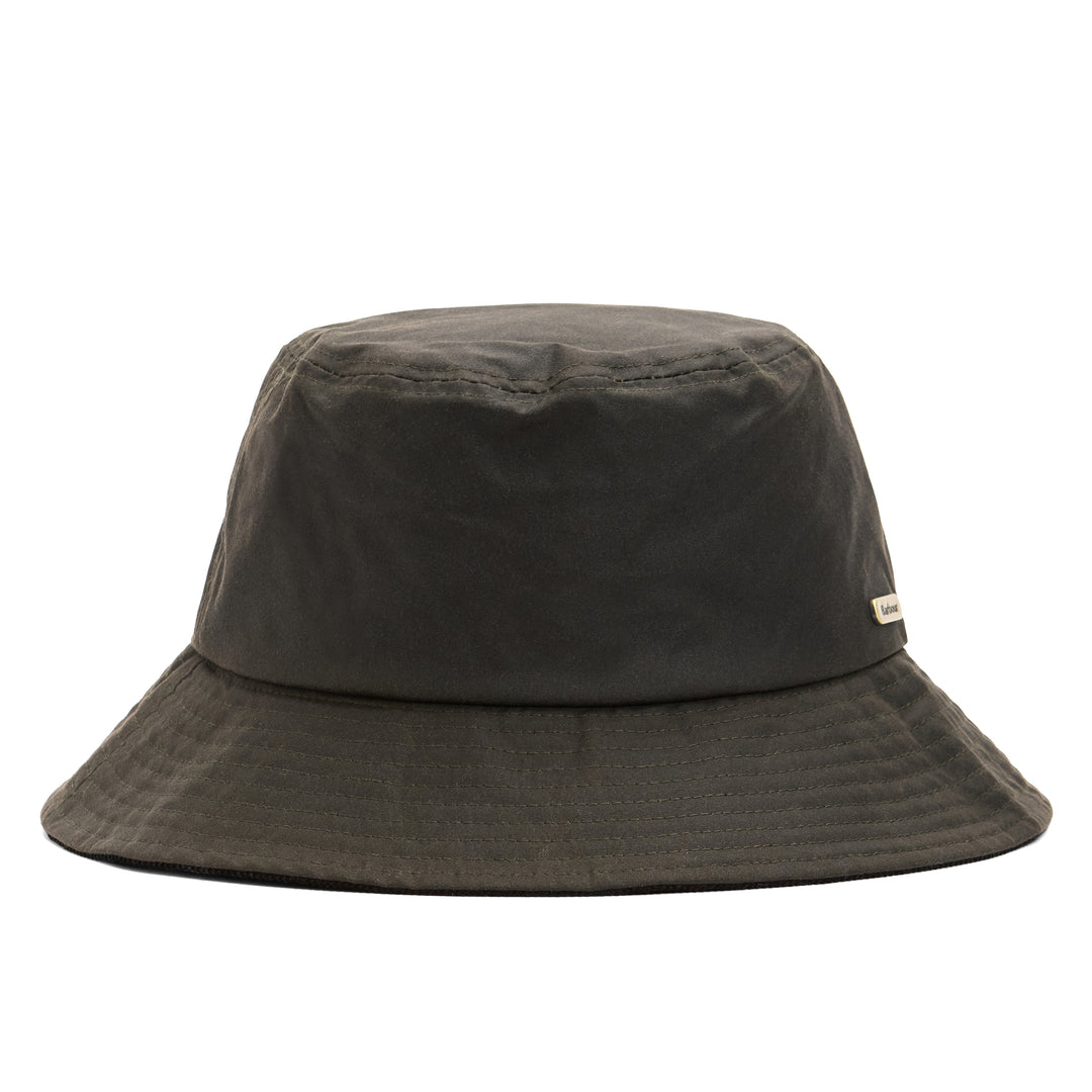 Barbour Women's Delilah Waxed Cotton Bucket Hat In Olive
