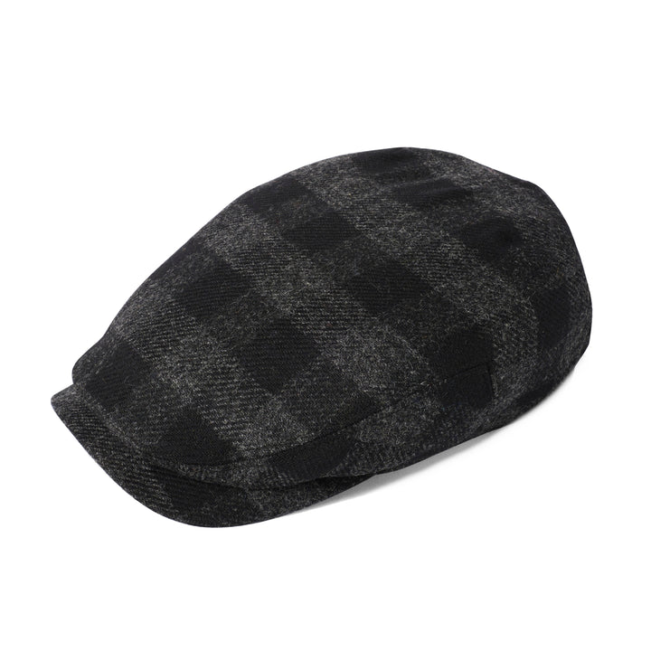 Failsworth Longden Mallalieus Wool Flat Cap In Grey