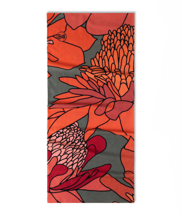 Buff CoolNet UV Neckwear In Armay Poppy