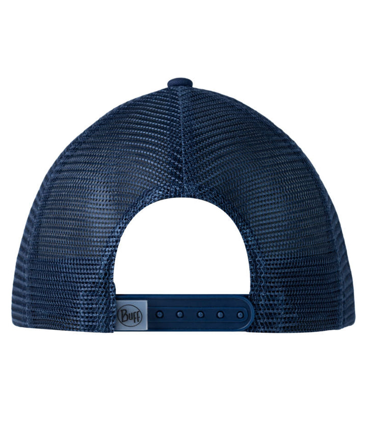 Buff Explore Adjustable Mesh Trucker Cap In Satry Indigo