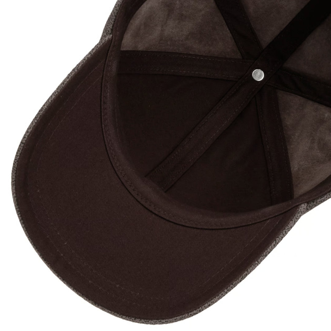 Stetson Liberty Brown Leather Baseball Cap