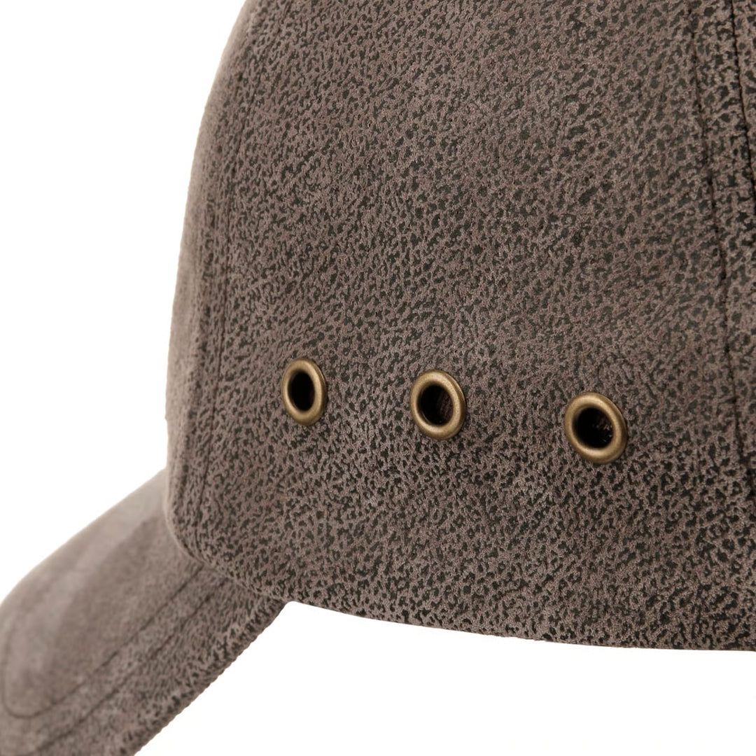 Stetson Liberty Brown Leather Baseball Cap
