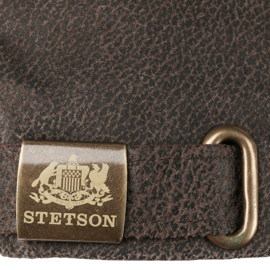 Stetson Liberty Brown Leather Baseball Cap