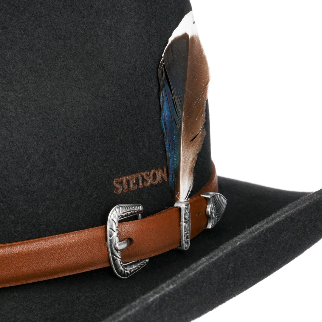 Stetson Limington Western Wool Hat Black