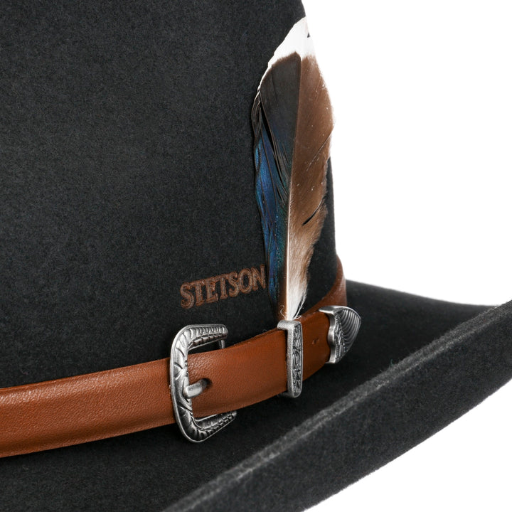 Stetson Limington Western Wool Hat Black