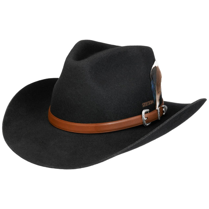 Stetson Limington Western Wool Hat Black