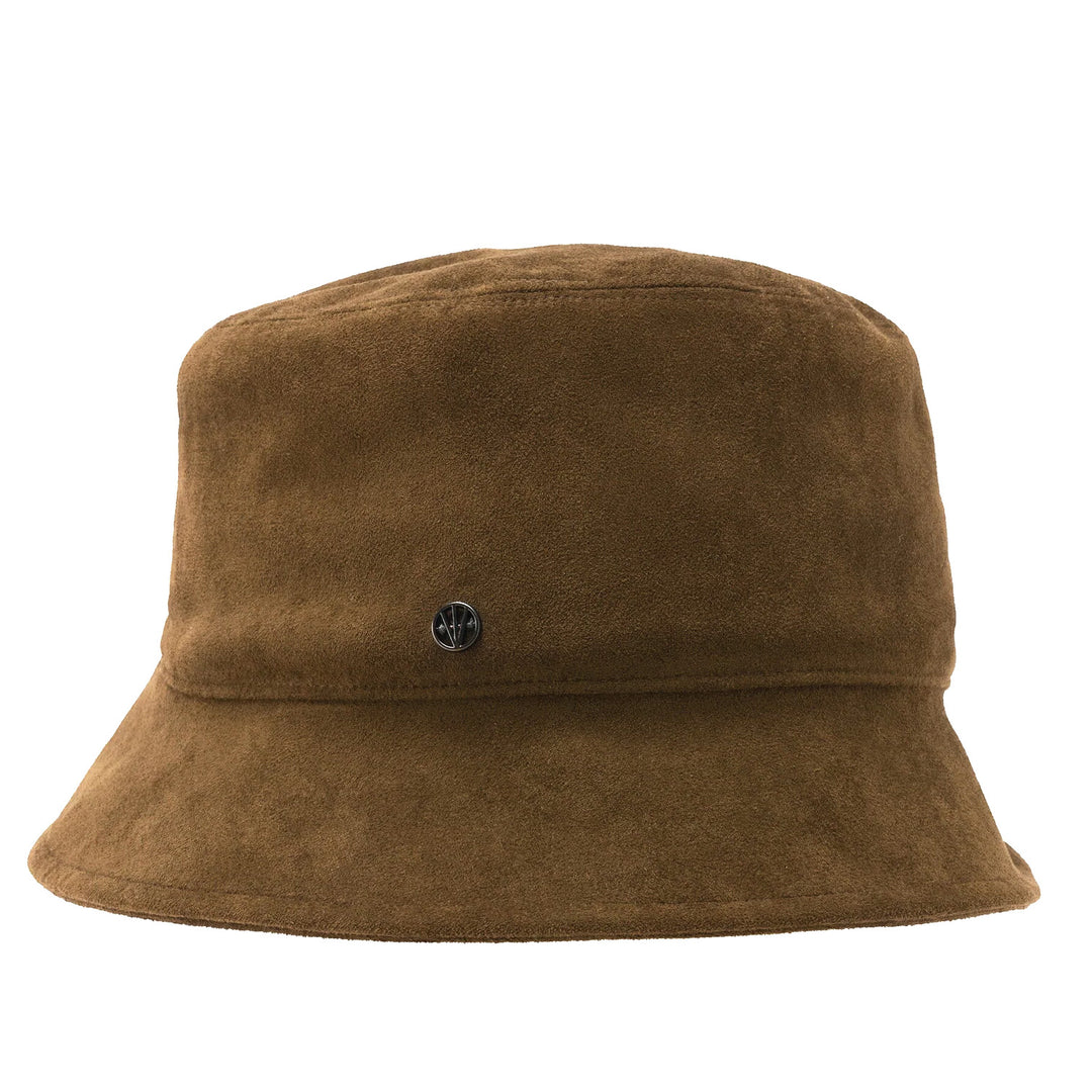 Loevenich Women's Faux Suede Bucket Hat in Bronze