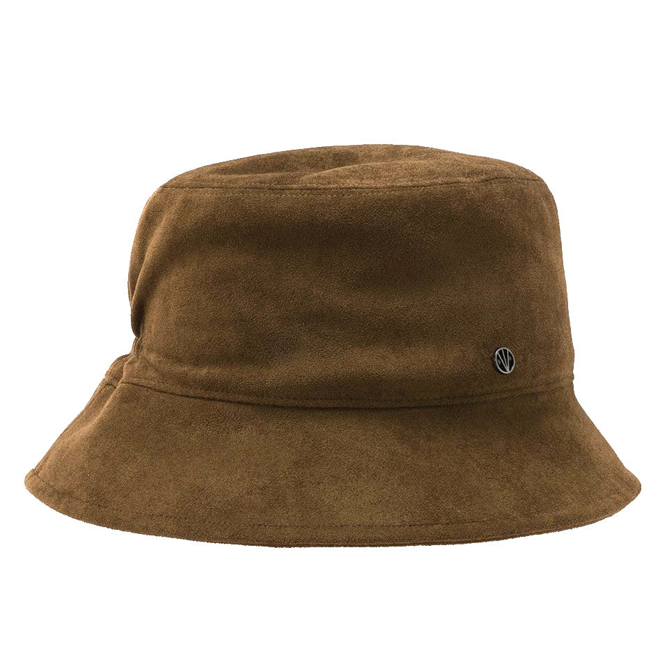 Loevenich Women's Faux Suede Bucket Hat in Bronze