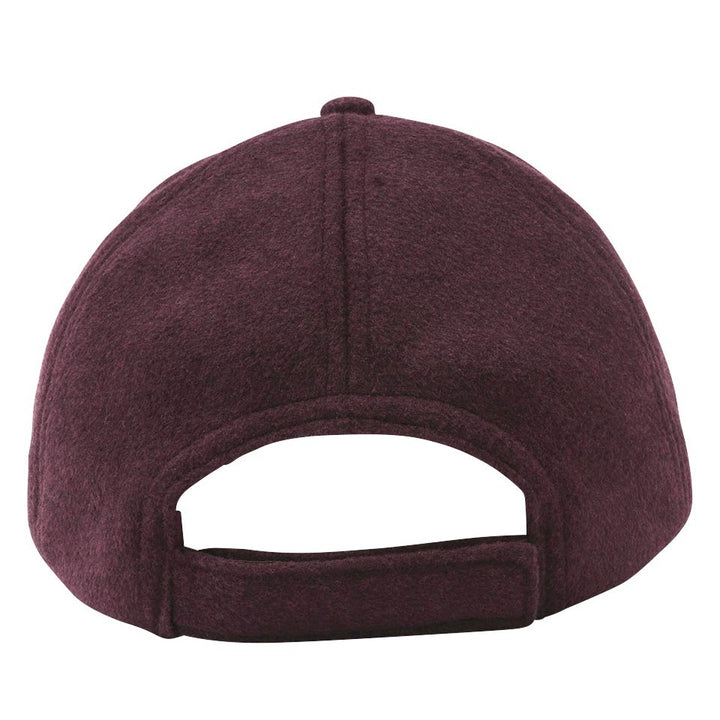 Loevenich Women's Fleece Adjustable Baseball Cap - Wine