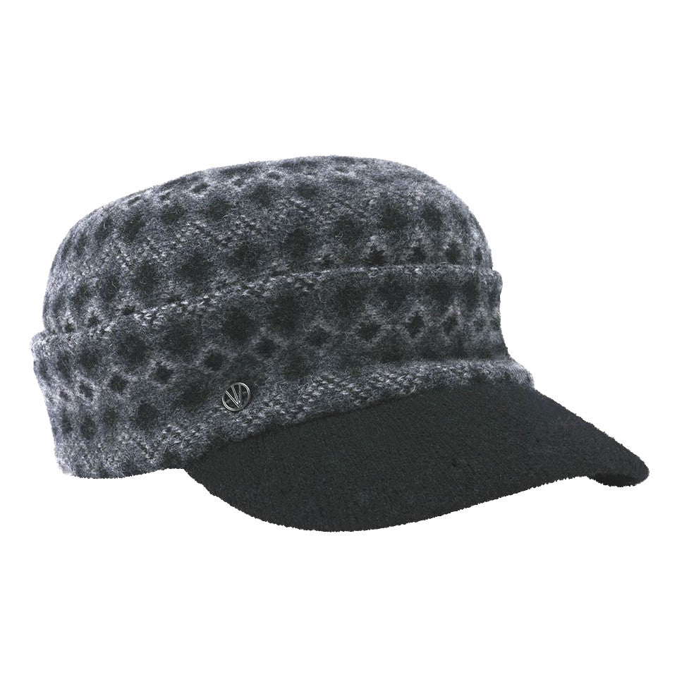 Loevenich Jacquard Peak Cap in Black